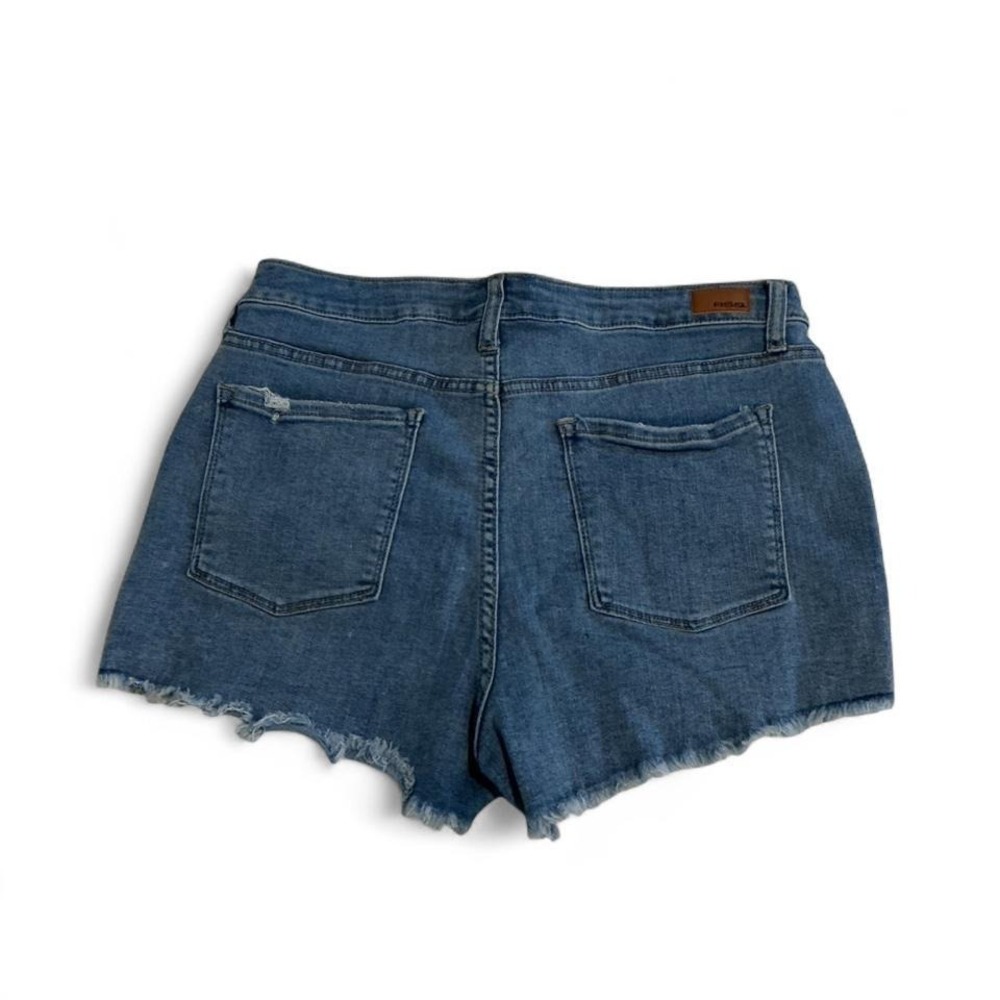 RSQ Denim Shorts Womens 30 Blue Excellent Distressed Vintage High Rise Raw Hem - Picture 6 of 8